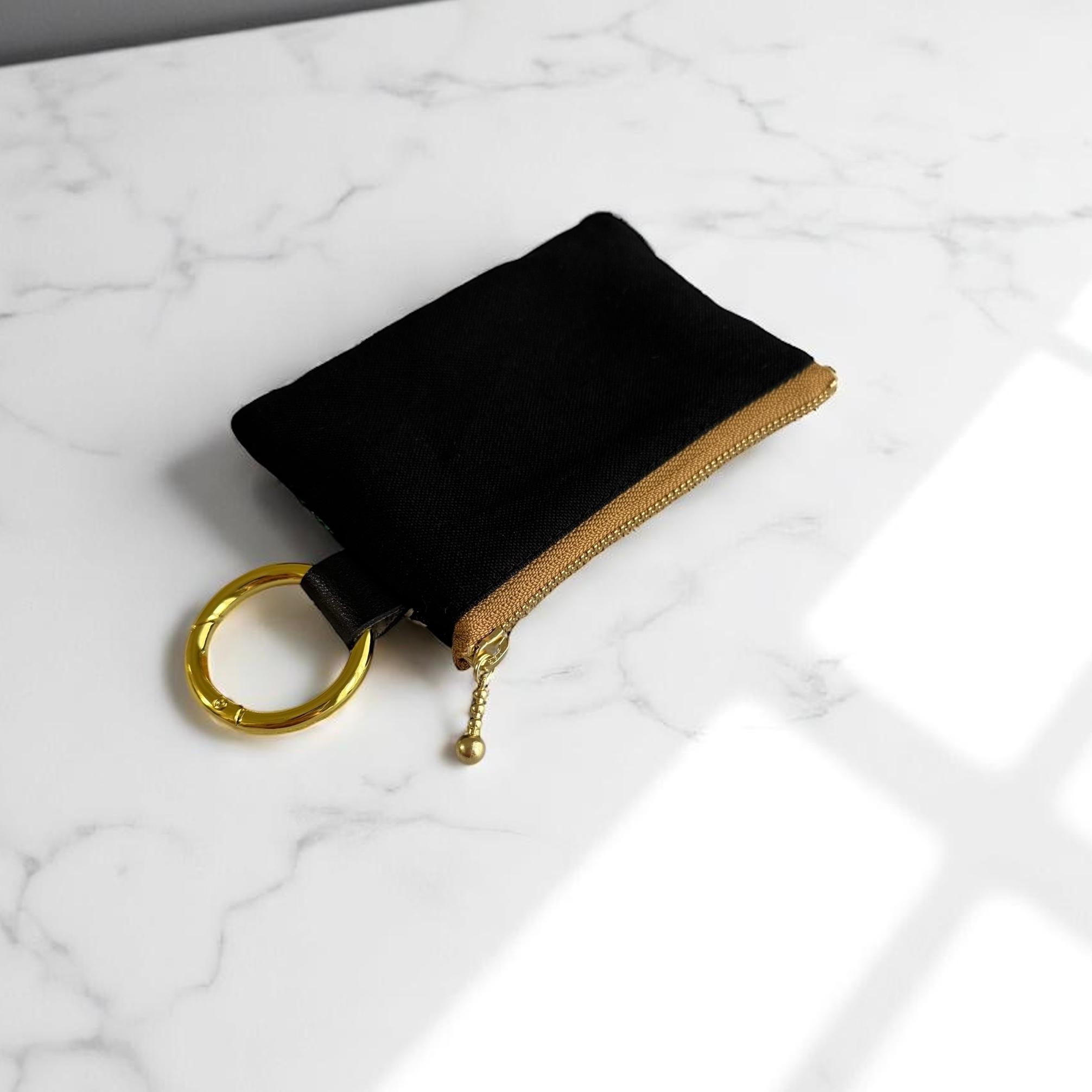 ミモザブラック/インド刺繍×帆布/トートバッグ&ポーチセット | 11枚目