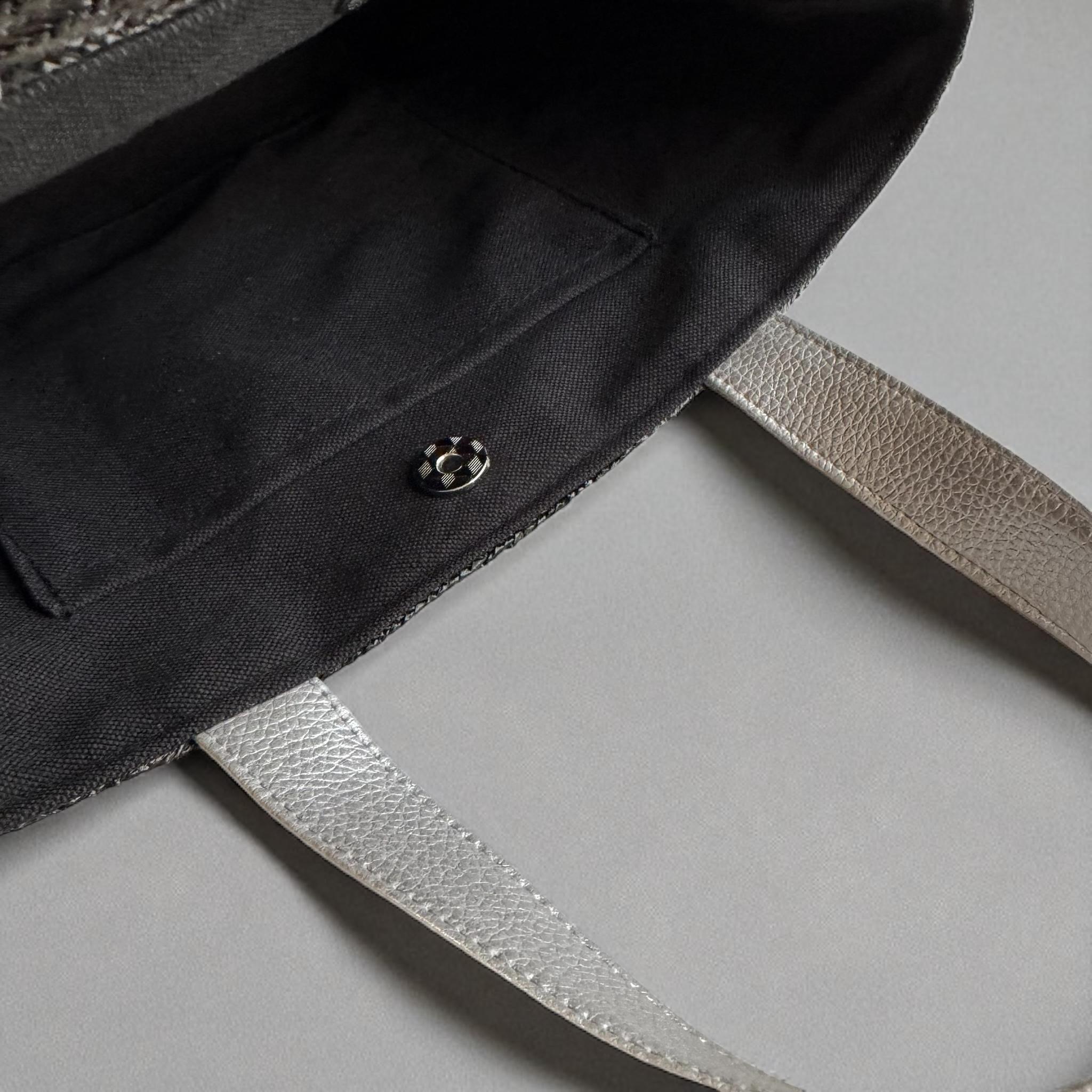 インド刺繍 かごバッグ 軽量/ブラック | 10枚目